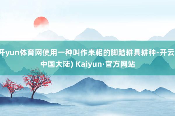 开yun体育网使用一种叫作耒耜的脚踏耕具耕种-开云(中国大陆) Kaiyun·官方网站